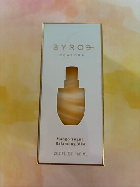 Brand new in Box by Byroe Mango Yogurt Balancing Mist - Yellow & White